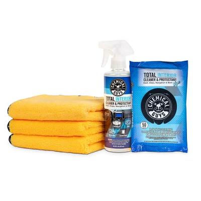 Chemical Guys Total Interior Cleaner & Protectant 16oz + 2 Microfiber Towels