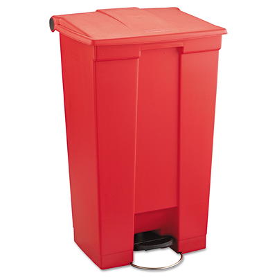 Rubbermaid FG295500BLA 13 Qt. / 3.25 Gallon Black Rectangular Wastebasket /  Trash Can