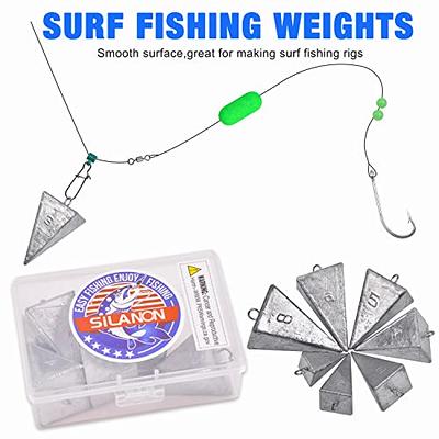 BLUEWING 5oz Fishing Weights Sinker Weights Pyramid Lead Saltwater