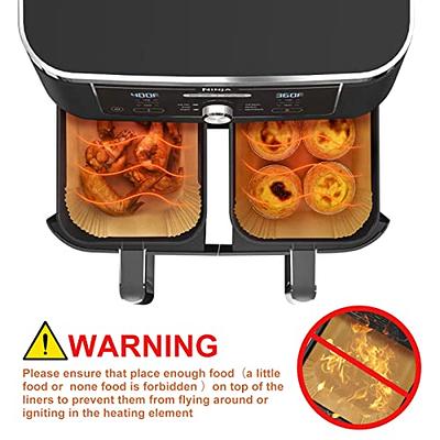 Ninja Foodi Dual 2-basket Air Fryer Parchment Paper Liners