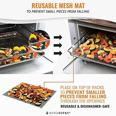  Air Fryer Accessories with Rack, Reusable Mats and