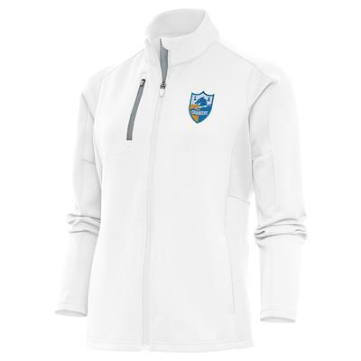 Women's Antigua White Los Angeles Chargers Throwback Logo