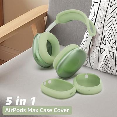 Case Cover for AirPods Max, Soft Silicone Case Cover Kit for AirPod Max Ear  Pad/Ear Cups/Headband, Anti-Scratch Protective Accessories for Apple