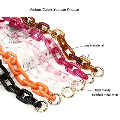  Yichain Fashion Large Metal Cross-body Purse Strap