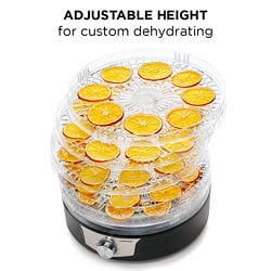 Chefman 5-Tray Adjustable Food Dehydrator, Black - Yahoo Shopping