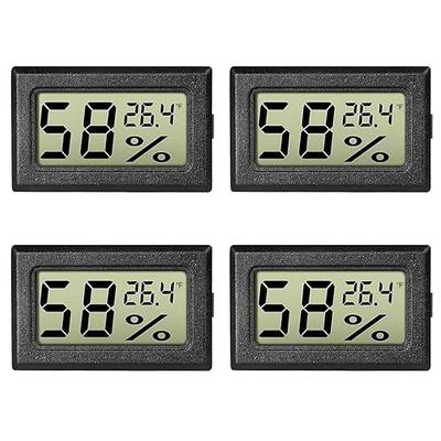 Mini Digital Thermometer 2-Pack Hygrometer Indoor Humidity Monitor  Temperature Humidity Gauge Meter with Fahrenheit (℉) for Humidors,  Greenhouse, Garden, Cellar, Closet, Fridge Etc by DWEPTU - Yahoo Shopping