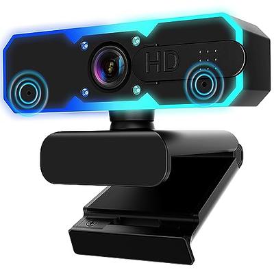 HD Webcam Streaming Web Camera with Dual Microphones, Webcam for Gaming  Conferencing & Working, Laptop or Desktop Webcam, USB Computer Camera for  Mac