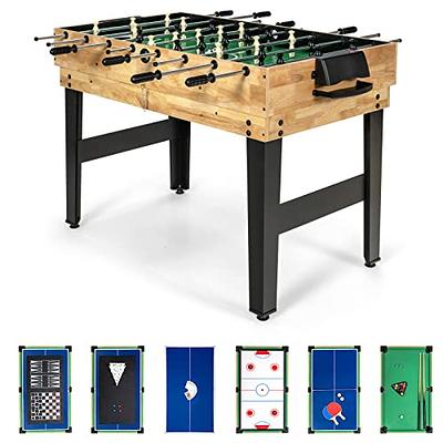 Giantex 10-in-1 Multi Game Table, Combo Game Table Set w/Hockey, Foosball  Pool Ping-Pong Chess Cards Checkers Bowling, Shuffleboard, Backgammon,  Adult Size Foosball Table for Game Room, Family - Yahoo Shopping