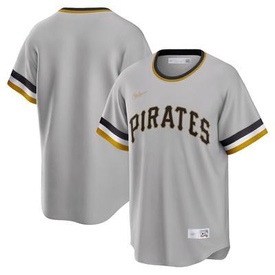 Men's Pittsburgh Pirates Stitches Yellow Cooperstown Collection Team Jersey