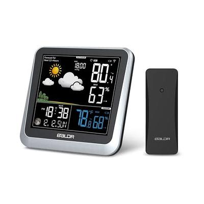 Weather Stations Wireless Indoor Outdoor with Multiple Sensors, SZFZMZ  Color Display Weather Station Indoor Outdoor Thermometer Wireless Weather
