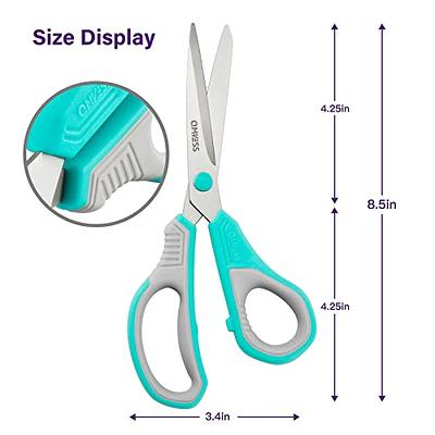 Scissors All Purpose, Ibayam 8 Heavy Duty Scissors Bulk 3-Pack, 2.5Mm  Thickness