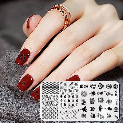 Easy Reusable Multi Patterns Nail Art Stamping DIY Nail Art