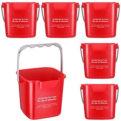 Kleen-Pail Cleaning Bucket, 1 1/2 gal, Red KPP196RD