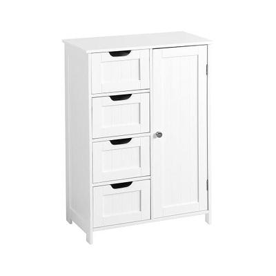 Ameriwood™ Home SystemBuild Kendall Storage Cabinet, 2 Drawers, 3 Shelves,  White