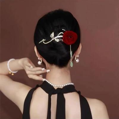 6 PCS Fancy Hair Clips for Women,Bird Nest Magic Hair Clips for Thick/Thin  Hair ,Handmade Rhinestone Sparkly Hair Accessories for Girls Women,Hair