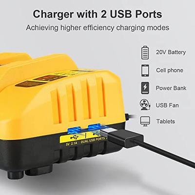 2PACK 3.0Ah PCC680L 20V Battery + PCC692L Charger Replacement for