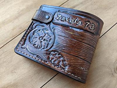 Men's Custom Handmade Classic Bifold Wallet