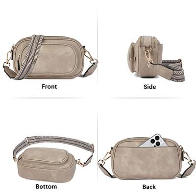 Crossbody Bag for women,Wide Strap Cell Phone Purse Shoulder bag