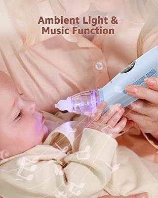 Nasal Aspirator for Baby, Nose Sucker for Baby, Electric Nose Suction for  Baby with 5 Levels Suction & Music & Light Function, Automatic Snot Sucker  Rechargeable Booger Sucker for Baby 