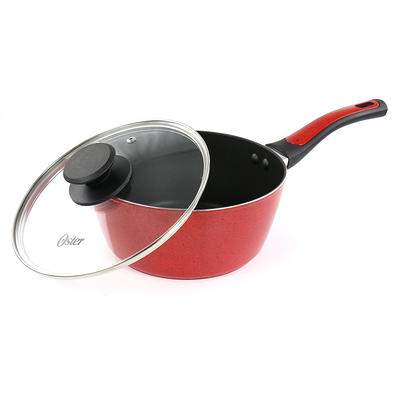 Oster 3.5 Quart Aluminum Saute Pan with Lid