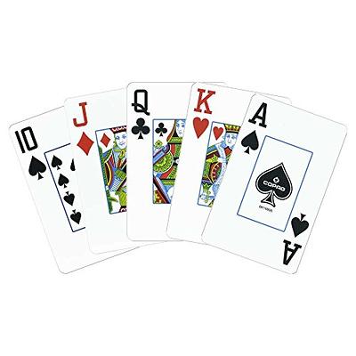 Copag 1546 Design 100% Plastic Playing Cards, Bridge Size Red/Blue