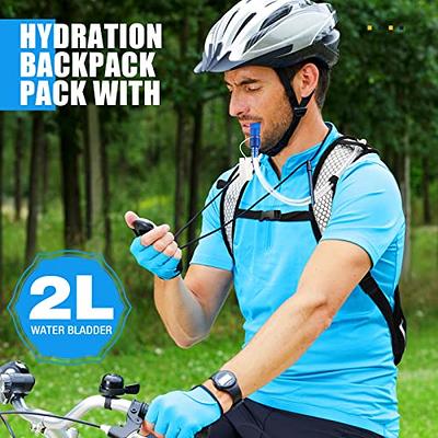  Nepest Hydration Pack Backpack for Women & Men, Lightweight Water  Backpack with 2L Water Bladder for Hiking Cycling Running Biking, Black :  Sports & Outdoors