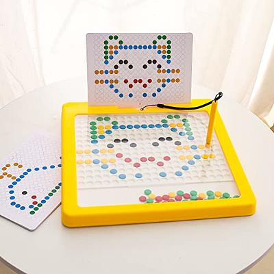 Breadeep Magnetic Drawing Board Toy, Doodle Board with Magnetic Beads and  Pen, Magnetic Dot Art Montessori Learning Preschool Toy for Toddlers,  Travel Toys for 3-10 Boys Girls, Gifts for Kids Bear 