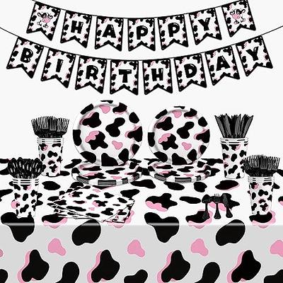 Cow Party Decorations Holy Cow I'm One Party Banner Cake Topper and Co