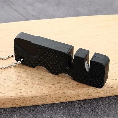 Pocket Knife Sharpener, Handheld Keychain Sharpening Tool For Outdoor  Camping Kitchen Knives Accessories - Yahoo Shopping