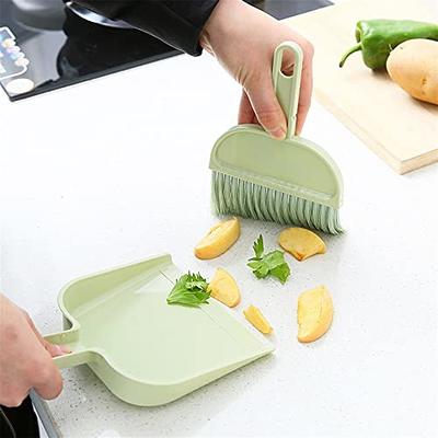 Mini Dustpan and Brush Set,Whisk Brooms Cleaning Tool for Tables,  Keyboards, Cats, Dogs and Other Pets Cleaning 