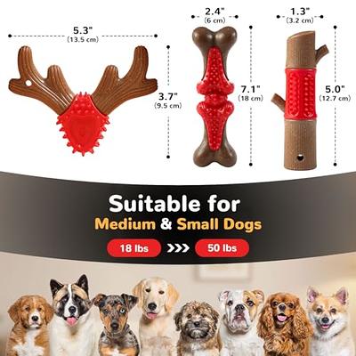 XGDMEIL Dog Toys, 3 Pack Dog Chew Toys for Aggressive Chewers Large Medium  Small Breed Dogs, Christmas Durable Tough Natural Wooden Puppy Teeth  Cleaning Chew Toys to Keep Them Busy - Yahoo Shopping