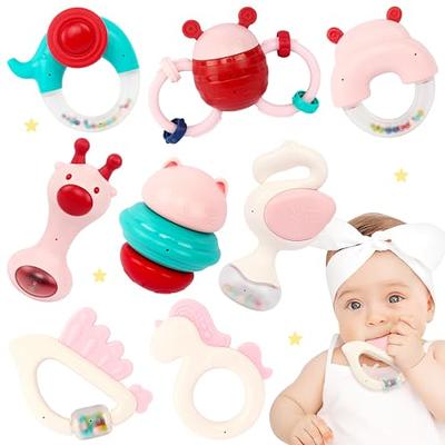  Baby Rattles Toys for 0-6 Months - 18 PCS Infant Toys