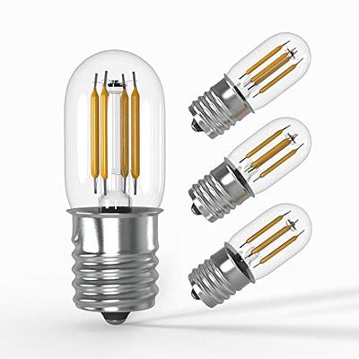E17 Led Bulb Dimmable, Microwave Light Bulbs Under Hood, Over Stove  Appliance Replacement 40W Incandescent for Refrigerator, Range Hood, 120V  5W