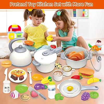 Yalujumb Kitchen Appliances Toy,Kids Kitchen Pretend Play Set with