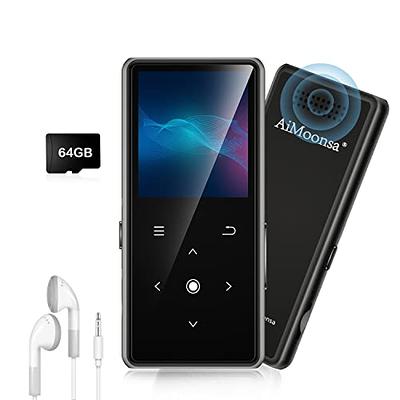 Bluetooth MP4 MP3 Player 64GB/128GB Support FM Radio Music Built in  Speakers NEW 