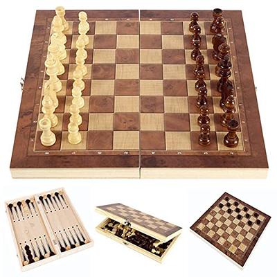 Professional Pieces Chess Set Board Backgammon Tournament Thematic