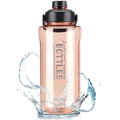 Hydracy Water Bottle with Time Marker - 500 ml 17 Oz BPA Free Water Bottle  - Leak Proof No Sweat gym Bottle with Fruit Infuser S