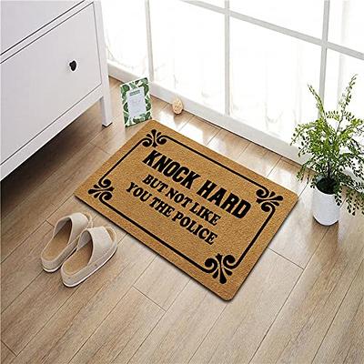 MUD PIE Dogs Welcome Paw Print Mat 