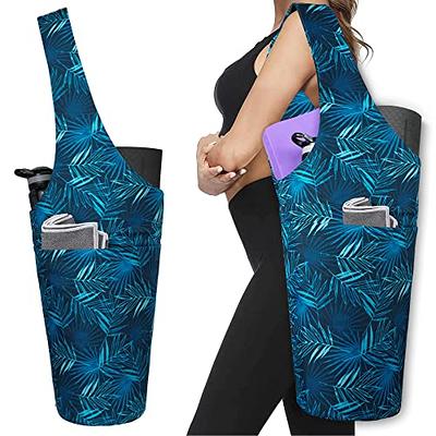 Durable canvas cotton yoga mat tote bag easy loading - AliExpress