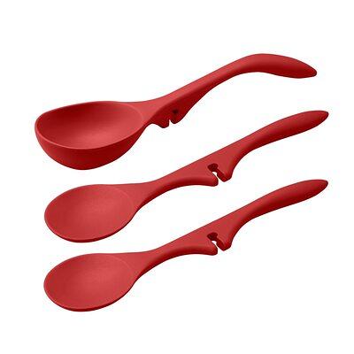 Rachael Ray Kitchen Utensils Nonstick Lazy Spoon, Ladle, and