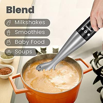  Immersion Hand Blender, Utalent 5-in-1 8-Speed Stick