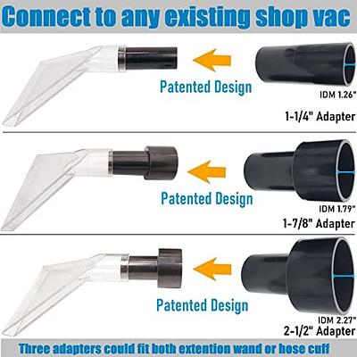 Shop Vacuum Extractor Attachments, Extractor Vacuum with 2 Heads, 3  Adapters, 1 Stainless Steel Tube, Vacuum Extractor Attachment for  Upholstery & Carpet Cleaning - Yahoo Shopping