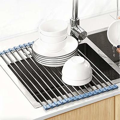 Dish Drying Rack With Cover Above Sink Dish Rack Shlef Space - Temu