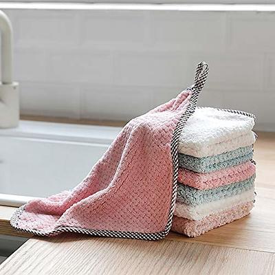 Coral Velvet Cleaning Cloth Towel Car Drying Rag Absorbent Thickened  Washcloth