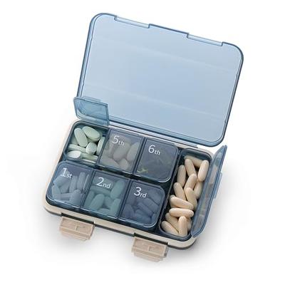 VMVN Pill Box 7 Day, Large Pill Cases Organizers,Weekly Pill Container  AM/PM Medicine Organizer，Removable 4 Times a Day Pill Holder