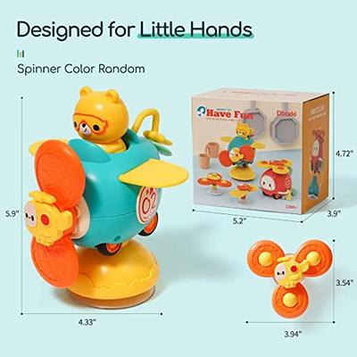 Suction Cup Spinner Toys - Baby Montessori Sensory Educational Learning Toy  - Infant Bath Teething Travel Fidget Toy - Toddler Gifts For 6 9 12 18  Months Age 1 2 3 One Two Year Old Boys Girls - Temu