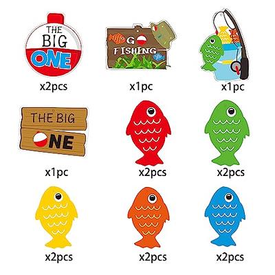 30Ct Gone Fishing Birthday Party Hanging Swirl Decorations