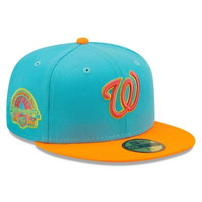 New York Yankees New Era Flamingo 59FIFTY Fitted Hat - White/Orange