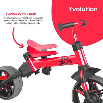 Yvolution Velo Flippa 4 in 1 Triicycle to Balance Bike 2 5 Years