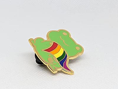 Bisexual Frog Pin | Bi Pride Frog Enamel Pin | LGBTQ+ Frog Pin | Pride  Jewelry Pride Accessories LGBT Pins